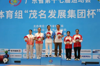 省运会女子举重赛场决出三枚金牌！